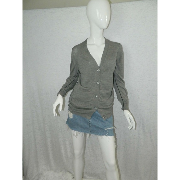 3.1 Phillip Lim Women's Wool Button Down Sweater S - Picture 3 of 8